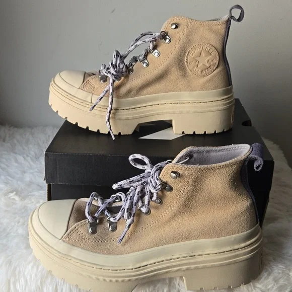 Converse CTAS Lugged Heel Hi Warm Quarry Style: A12898C US 7 - Picture 4 of 6